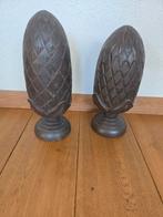 Decoratieve houten dennenappel en eikel set, Antiek en Kunst, Ophalen