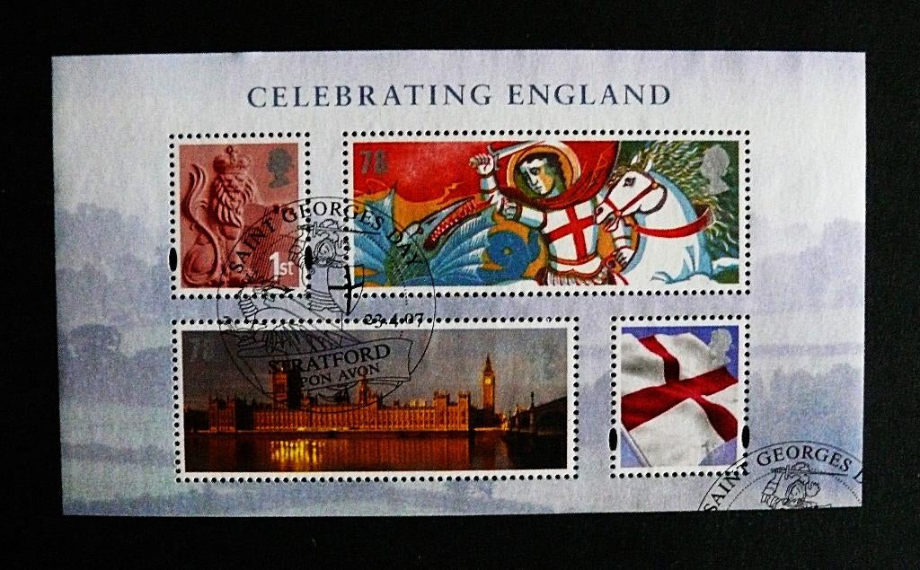 UK / Engeland 2007 Celebrating England Blok, Verzenden, Gestempeld