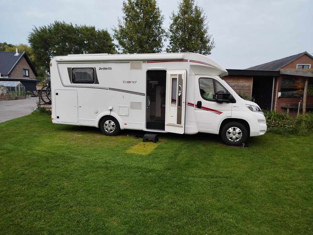 Mooie Dethleffs Trend T 7057 van 2019, Caravans en Kamperen, Tot en met 4, Half-integraal, Dethleffs