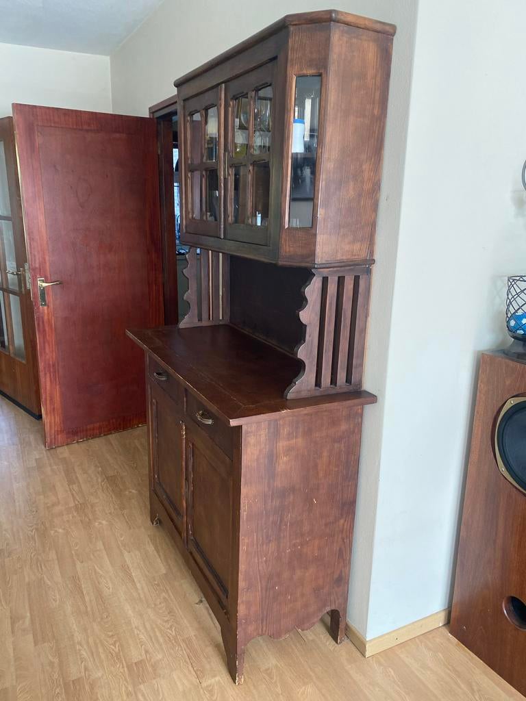 Antieke houten drankkast voor de woonkamer, Antiek en Kunst, Ophalen