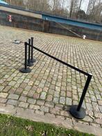 Zwarte afzetpalen 4 stuks, Ophalen, Gebruikt, Overige