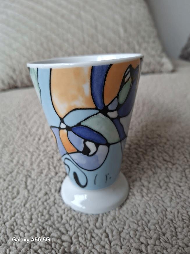 porseleinen kopjes 6st, Huis en Inrichting, Keuken | Servies, Verzenden, Zo goed als nieuw, Overige stijlen, Kop(pen) en/of Schotel(s)