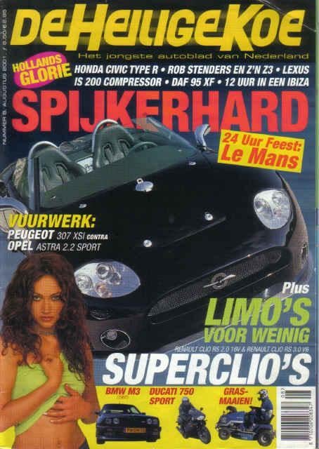 Heilige Koe 8 2001 : Honda Civic type R - Peugeot 307 XSI, Ophalen of Verzenden, Gelezen, Algemeen