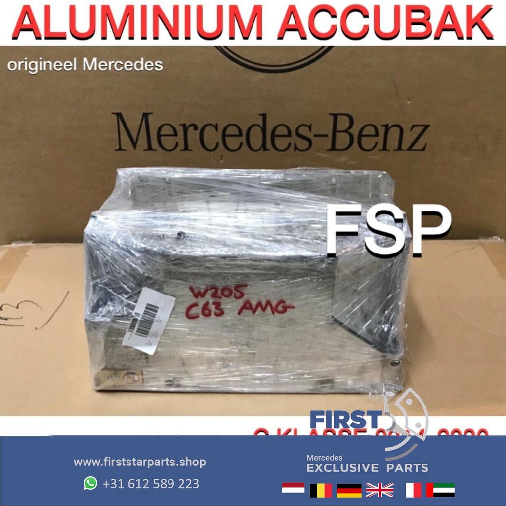 W205 C63 AMG ACCUBAK aluminium ACCU HOUDER BAK Mercedes C 63, Gebruikt, -, Ophalen of Verzenden, -