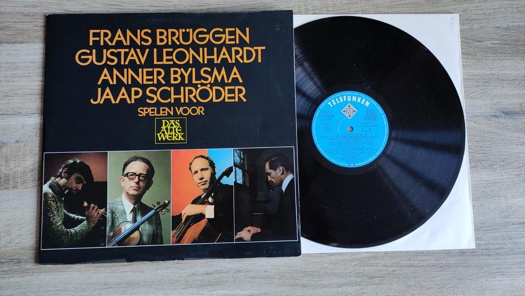 Frans brüggen Gustav leonhardt anner bylsma schröder lp, Ophalen of Verzenden, Gebruikt, 12 inch