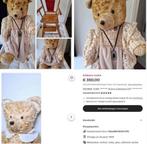 antieke teddybeer jaartal 1925-1930 BIEDEN, Antiek en Kunst, Ophalen
