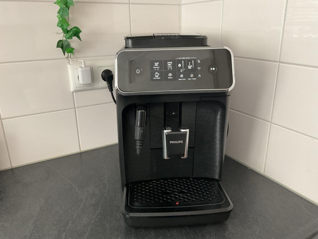 Philips volautomatische espressomachine EP2220/10, Witgoed en Apparatuur, Koffiezetapparaten, Stoompijpje, Gebruikt, Espresso apparaat