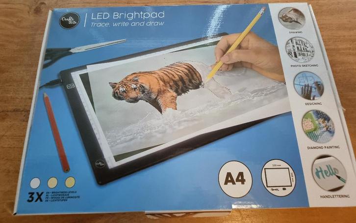 brightpad led nieuw A4, Hobby en Vrije tijd, Tekenen, Nieuw, Overige typen, Ophalen