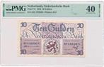 Nederland 10 Gulden 1945 Lieftinck PMG40