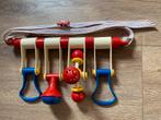 Vintage Babygym met rammelaars, Kinderen en Baby's, Speelgoed | Babyspeelgoed, Ophalen of Verzenden, Gebruikt, Babygym, Met geluid