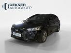 Ford Focus Wagon 1.0 EcoBoost Hybrid ST Line, Auto's, Gebruikt, Euro 6, Zwart, Origineel Nederlands