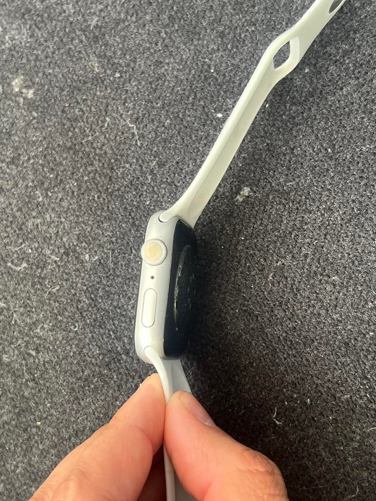 Apple watch serie 8 45mm, Sieraden, Tassen en Uiterlijk, Smartwatches, Ophalen, Wit, IOS, Nieuw