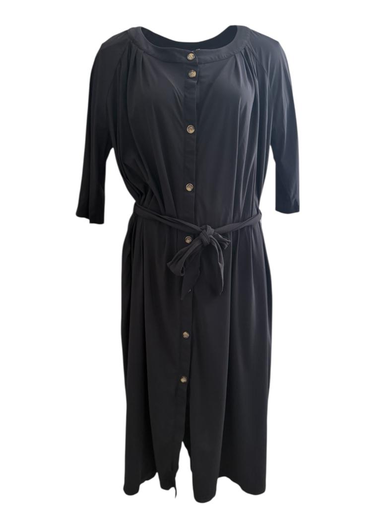 Studio Anneloes jurk XL (Makala), Kleding | Dames, Jurken, Zo goed als nieuw, Maat 46/48 (XL) of groter, Blauw, Onder de knie