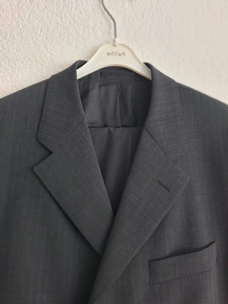 Frans Molenaar Grijs Pak - Maat 52/54 (L), Kleding | Heren, Kostuums en Colberts, Maat 52/54 (L), Frans Molenaar, Ophalen of Verzenden