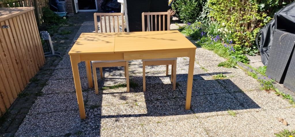IKEA Ekedalen uitschuifbare tafel, Huis en Inrichting, Ophalen, Gebruikt, 100 tot 150 cm, 50 tot 100 cm