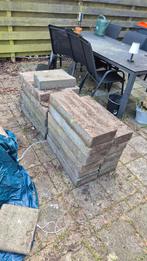Stapelblokken tuintegels grijs 70x25x10, Tuin en Terras, Tegels en Klinkers, Ophalen, Gebruikt, 5 tot 10 m², Beton