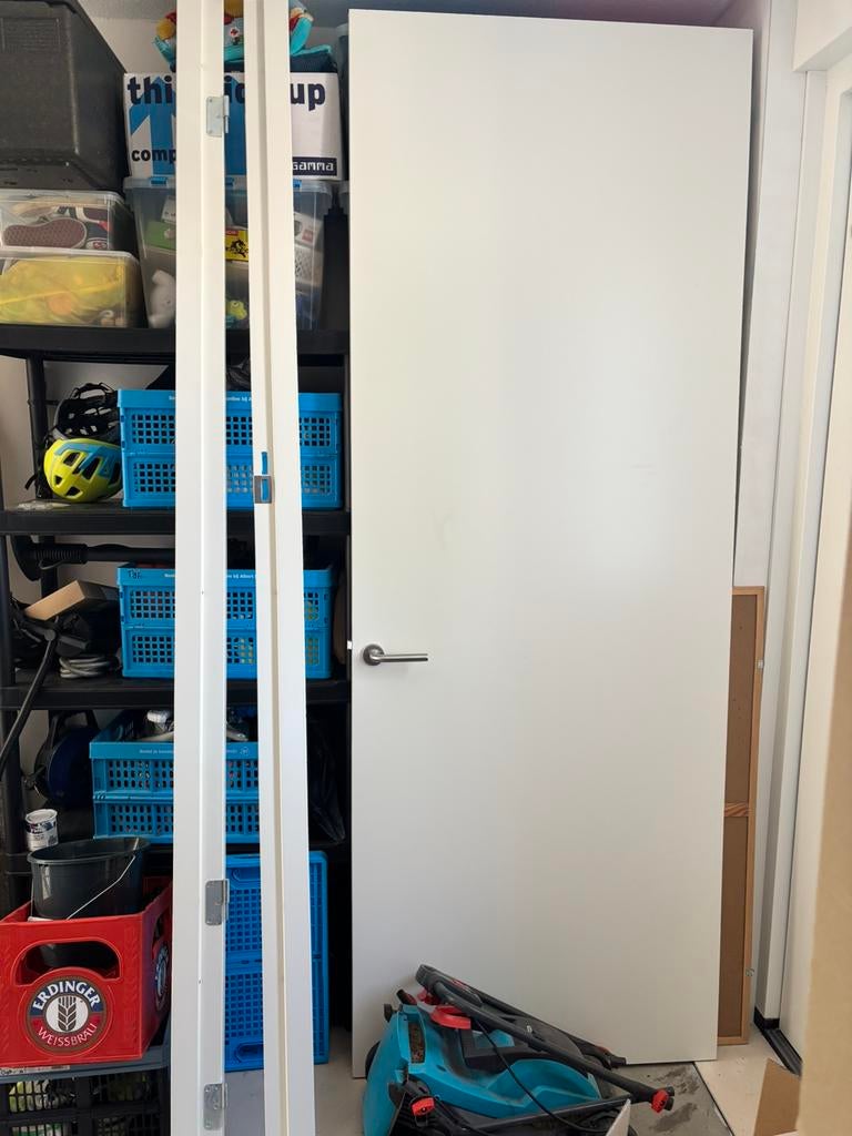 Deur + kozijn binnen Verdi Berkvens 900 wit, Doe-het-zelf en Verbouw, Deuren en Horren, Ophalen, Zo goed als nieuw, Binnendeur