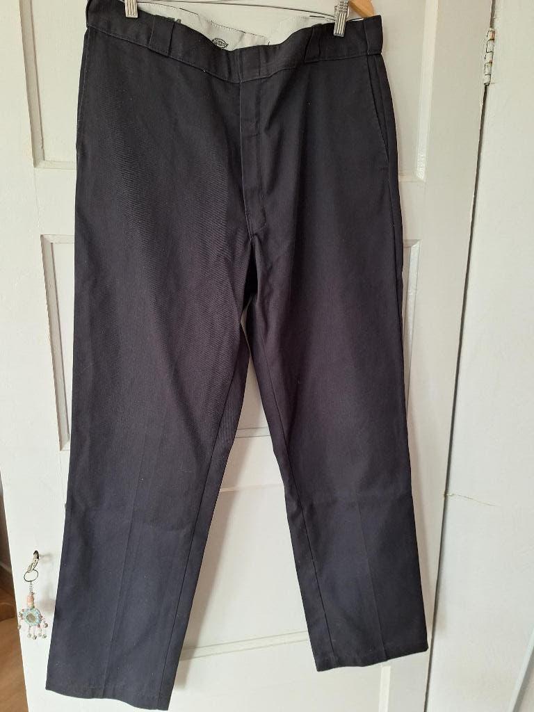 Dickies zwarte herenbroek 38 x 34, Ophalen of Verzenden, Zo goed als nieuw, Maat 52/54 (L), Zwart