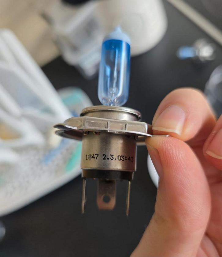 Philips H4 white vision koplampen, Auto-onderdelen, Verlichting, Gebruikt, Ophalen of Verzenden