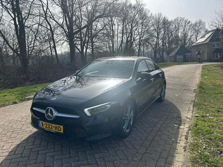 Mercedes-Benz A-Klasse A 200 163pk 7G-DCT 2019 Zwart, Auto's, Mercedes-Benz, Particulier, A-Klasse, Benzine, Sedan, Automaat, Geïmporteerd