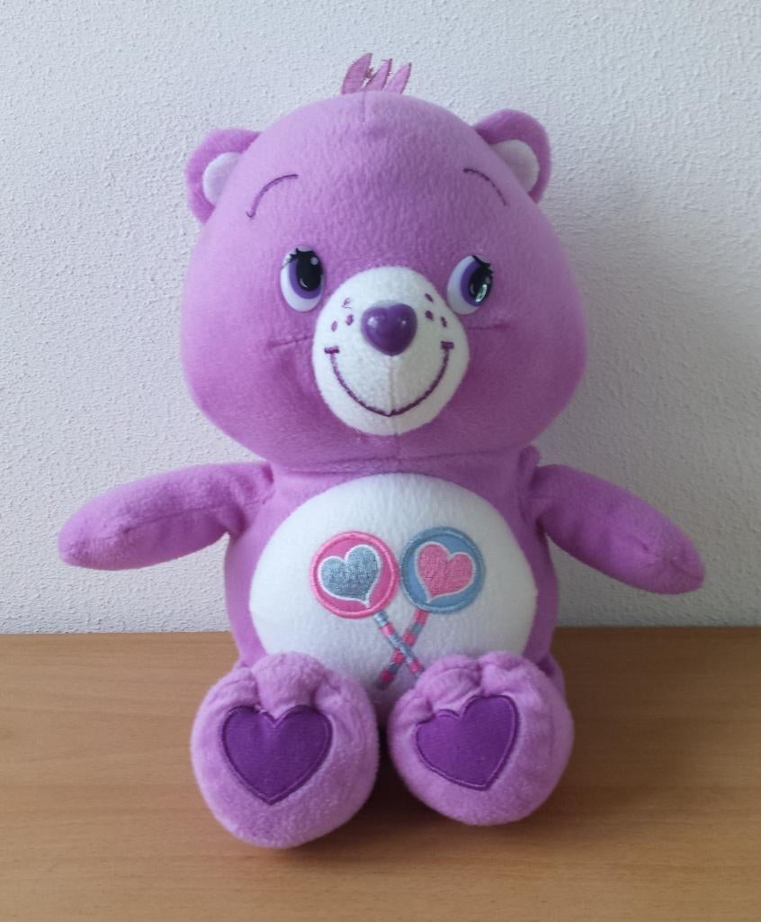 Care Bears / Troetelbeertjes - Share Bear, Verzamelen, Beren en Cherished Teddies, Gebruikt, Stoffen beer, Overige merken, Ophalen of Verzenden