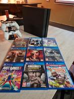 PlayStation 4 met 9 spellen, Spelcomputers en Games, Met games, Met 2 controllers, Ophalen of Verzenden, Zo goed als nieuw