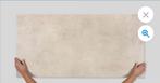 Vloer-/wandtegel CTC beton beige 120x60cm (8 pakken), Ophalen, 60 cm of meer, Keramiek, Nieuw