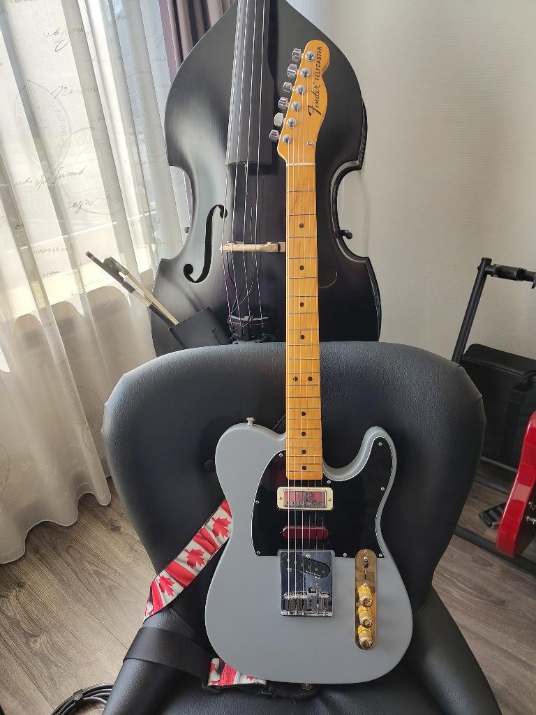 Fender Brent Mason Tele PrimerGrey Glaser B-bender, Ophalen, Zo goed als nieuw, Solid body, Fender