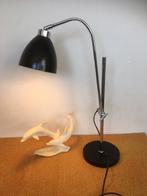 Retro bureaulamp..met zware voet., Ophalen of Verzenden, Zo goed als nieuw, Minder dan 50 cm