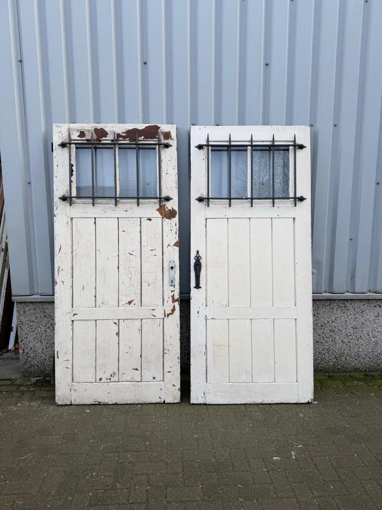 prachtige antieke massief eiken garagedeuren 103,5 x 233, La belle porte, Jurgen.hoogenboezem@gmail.com, Garagedeur, Ophalen of Verzenden