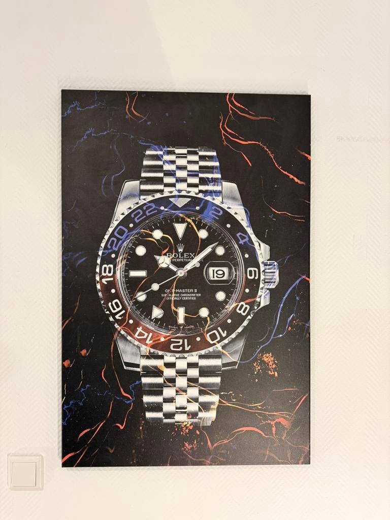 Rolex schilderij, Ophalen of Verzenden