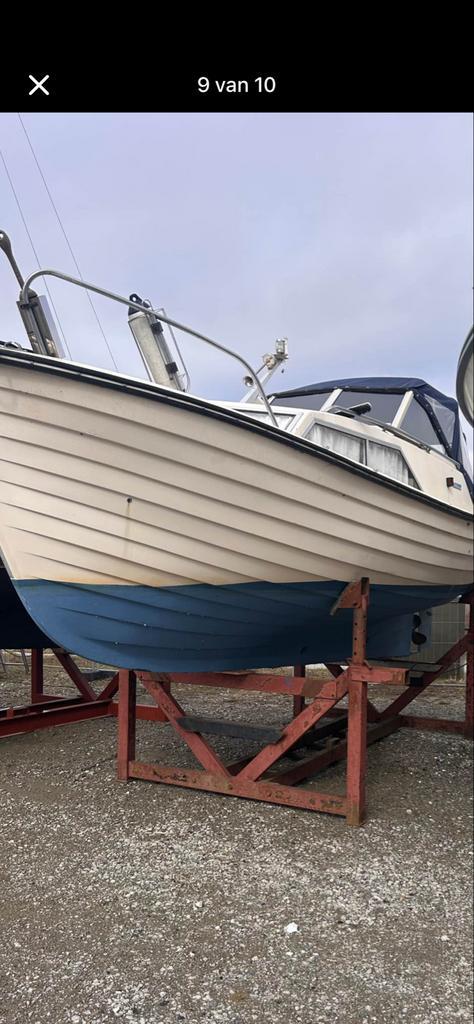 Joda 24 Spitsgatter 3 cil. jonge volvo penta diesel  (580uur, Watersport en Boten, Motorboten en Motorjachten, Gebruikt, Polyester