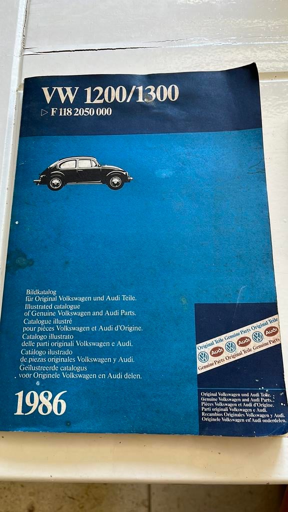 VW 1200/1300 F 118 2050 000 - 1986, Boeken, Ophalen of Verzenden, Gelezen, Volkswagen