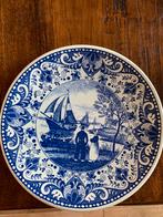 Wandbord delfts blauw, Ophalen