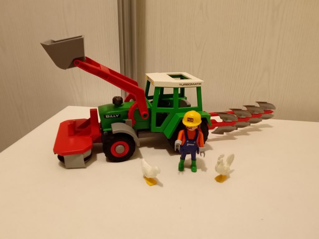 Playmobil 3718 tractor Billy compleet, Ophalen of Verzenden, Zo goed als nieuw, Complete set