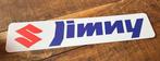 SUZUKI Jimny - showroom  kentekenplaat - reclamebord, Ophalen of Verzenden, Zo goed als nieuw, Auto's