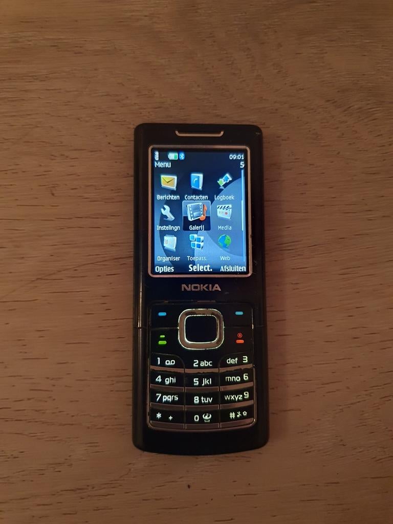 Zeldzame Nokia 6500 classic zwart in goede staat, Ophalen of Verzenden