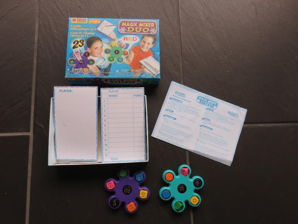 Magic mixer DUO met cijfers en letters, twee denkspellen, Ophalen of Verzenden, Zo goed als nieuw, Taal en Lezen