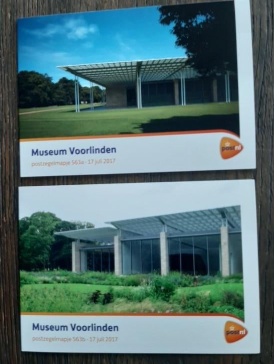 2017 Postzegelmapjes 563A en 563B Museum Voorlinden, Ophalen of Verzenden, Postfris