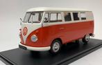 JSN Atlas 1:24 Volkswagen Combi T1 1960 rood wit in blister, Overige merken, -, Nieuw, Ophalen of Verzenden