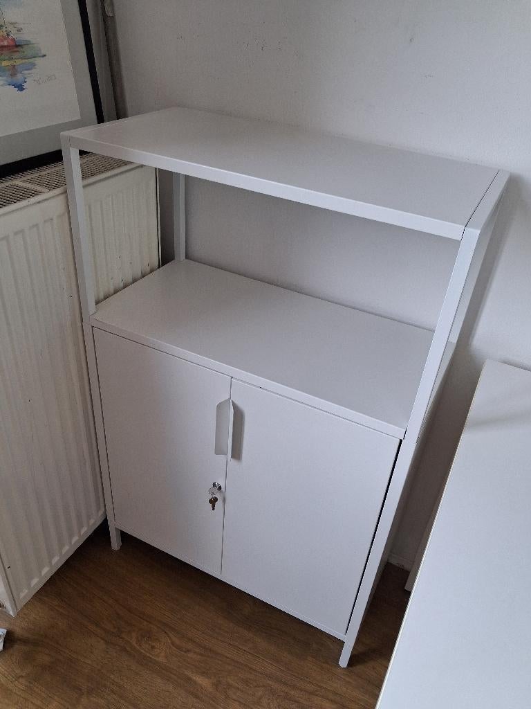 Archiefkast wit, Huis en Inrichting, Kasten | Roldeurkasten en Archiefkasten, 100 tot 150 cm, 50 tot 100 cm, Zo goed als nieuw