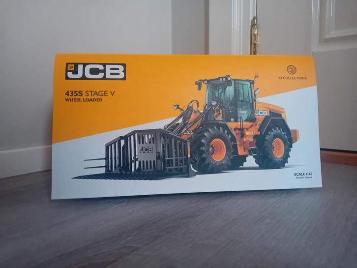 JCB 435s wheel loader at collection, Hobby en Vrije tijd, Modelauto's | 1:32, Nieuw, Tractor of Landbouw, Overige merken, Ophalen of Verzenden