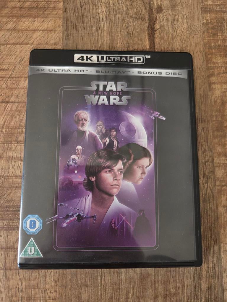 Star Wars: A New Hope (Episode IV) 4K Ultra HD + Blu-ray, Cd's en Dvd's, Blu-ray, Ophalen of Verzenden, Zo goed als nieuw