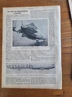 Hoe wordt een zeppelin vervaardigd? 1909, Verzamelen, Ophalen of Verzenden, Gebruikt, Boek of Tijdschrift