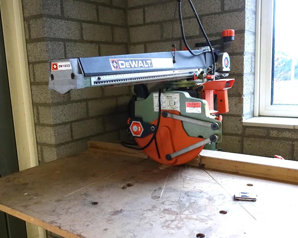 DEWALT radiaal afkortzaagmachine, Ophalen, Gebruikt, DeWalt, Afkortzaag
