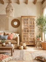 Handgesneden Kast uit India Uniek exemplaar Ibiza/Boho Nieuw, Met deur(en), Ibiza/Boho/Botanisch, Nieuw, 50 tot 100 cm