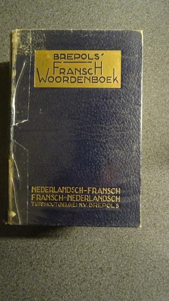 Brepols Fransch Woordenboek, 1942, Ophalen of Verzenden, Gelezen, Overige niveaus