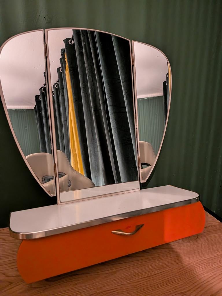 Vintage Kaptafel Jaren '60/'70 - Retro & Ophangbaar, Verzamelen, Retro, Huis en Inrichting, Ophalen