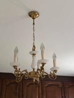 Kroonluchter met 4 lampen, Ophalen, Gebruikt, Metaal