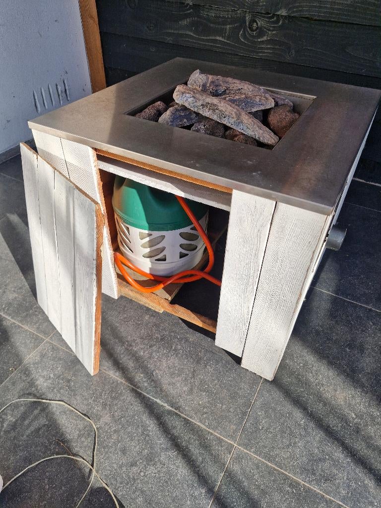 Gas/vuurtafel, Tuin en Terras, Vuurtafels, Gebruikt, Ophalen
